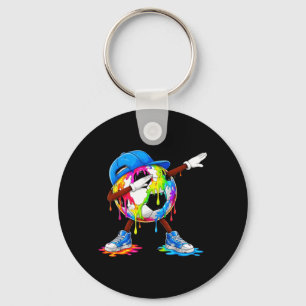 Chaveiro Dabbing Futebol Sorvete Para Meninos Futebol Diver