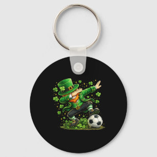 Chaveiro Dabbing Leprechaun Futebol Divertido Dia de São Pa