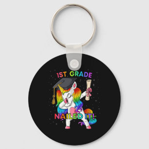 Chaveiro Dabbing Unicorn 1rua Graduation Gir