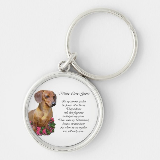 Chaveiro Dachshund Art Gifts (Frente)