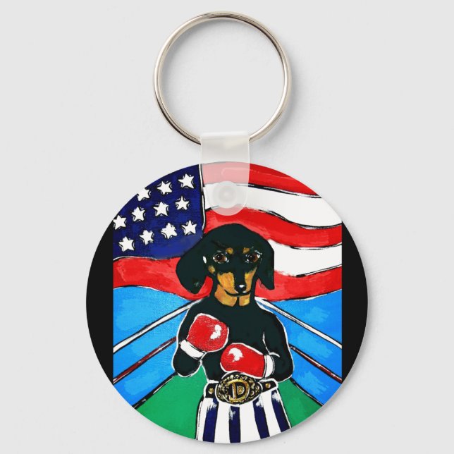 Chaveiro Dachshund Boxer (Frente)