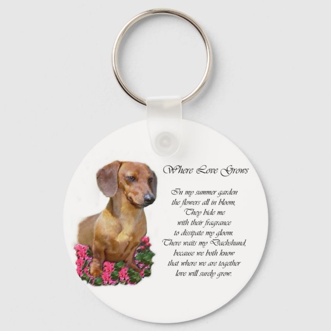 Chaveiro Dachshund Lovers Gifts (Frente)