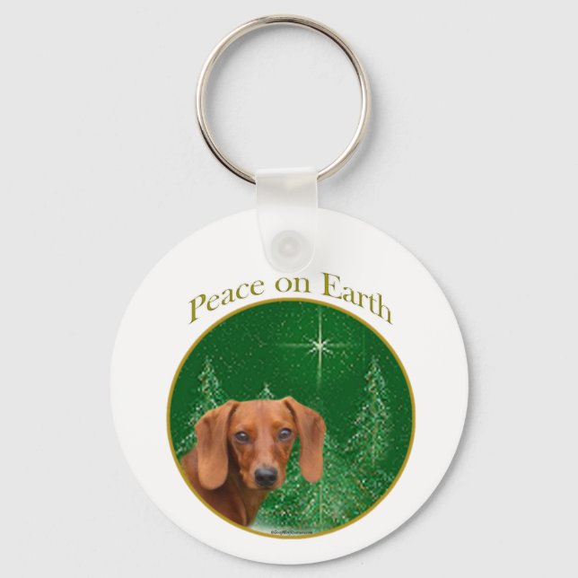 Chaveiro Dachshund Peace (Frente)