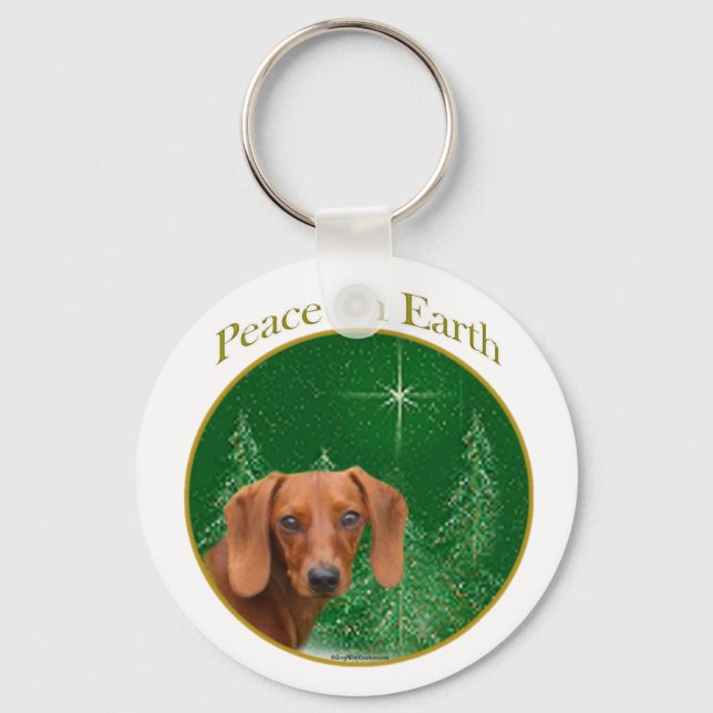 Chaveiro Dachshund Peace (Frente)