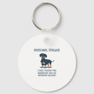 Chaveiro Dachshund Personal Stalker
