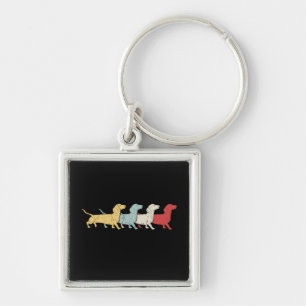 Chaveiro Dachshund Retro Vintage