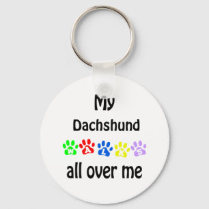 Chaveiro Dachshund Walks Design