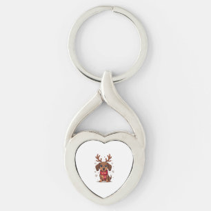 Chaveiro Dachshund Winter Joy