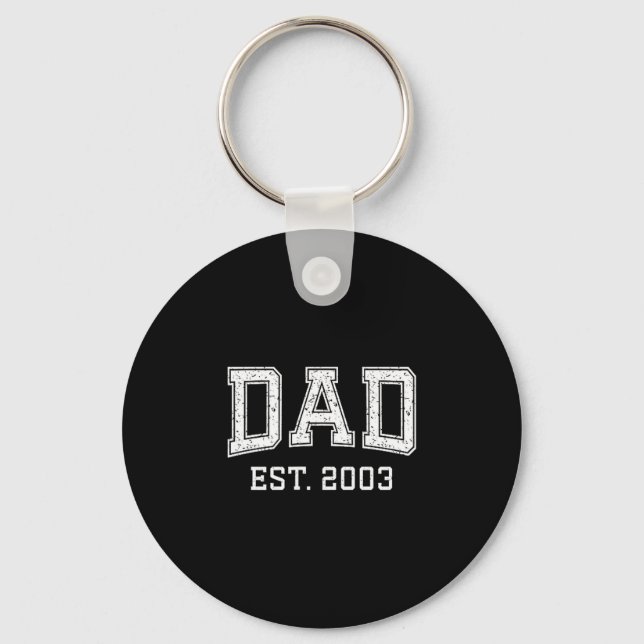 Chaveiro Dad Est 2003 Dad D Fathers Day Ized  (Frente)