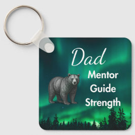 Chaveiro Dad Mentor Guide Strength & Heart Keychain Bear