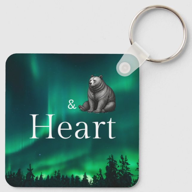 Chaveiro Dad Mentor Guide Strength & Heart Keychain Bear (Verso)