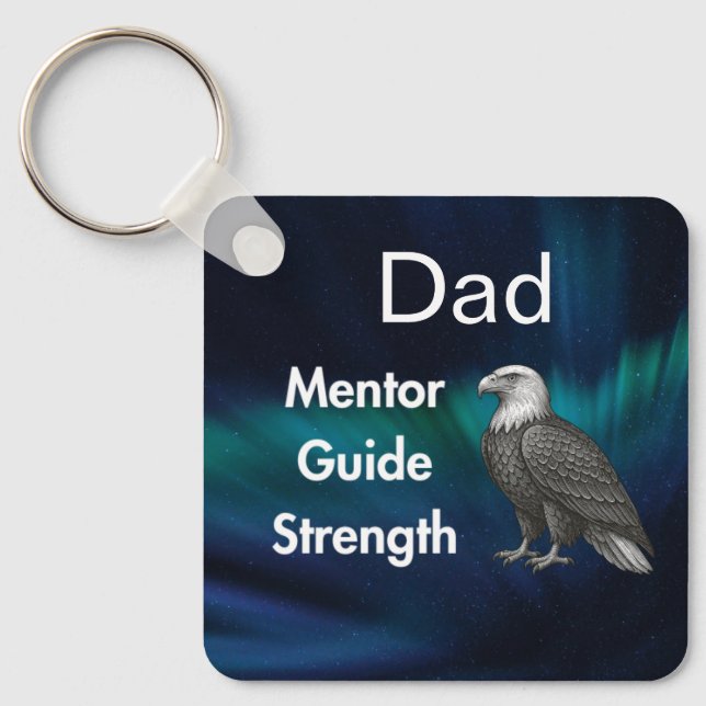 Chaveiro Dad Mentor Guide Strength & Heart Keychain Eagle (Frente)