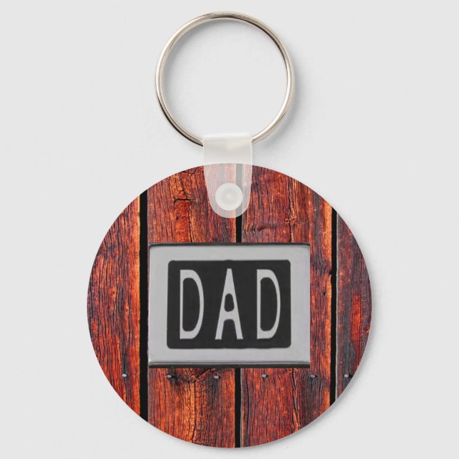 Chaveiro DAD Metal Barn Wood Background (Frente)