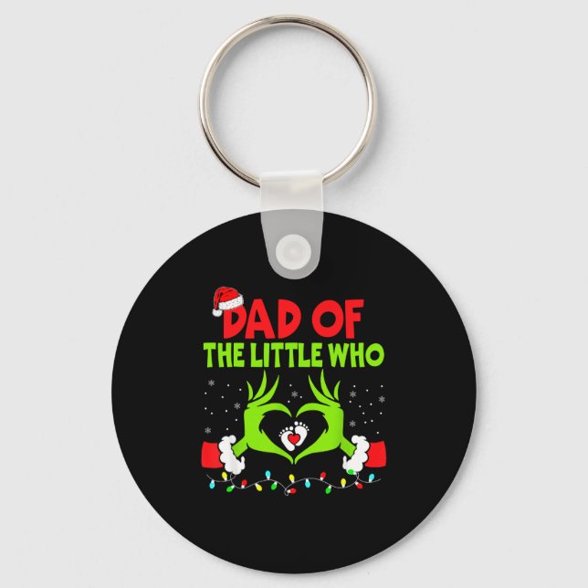 Chaveiro Dad Of The Little Who Funny Christmas Pregnancy An (Frente)