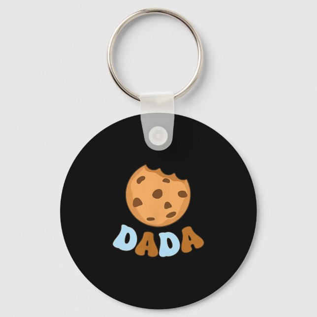 Chaveiro Dada Cookies Milk Sweet One 1st Birthday Family Ma (Frente)