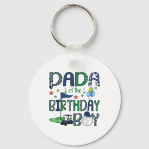 Chaveiro Dada Do Garoto De Aniversário Entrou Em Um Golfe E