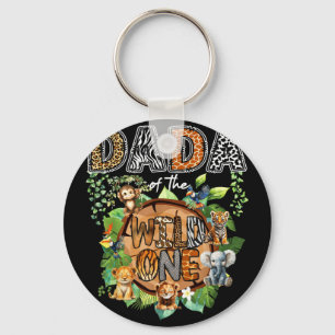 Chaveiro Dada do The Wild One 1º Aniversário Kids Safari