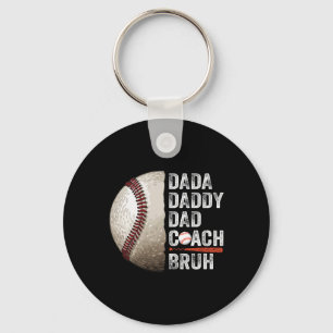 Chaveiro Dada Pai De Pai Bruh Vintage Treinador De Baseball