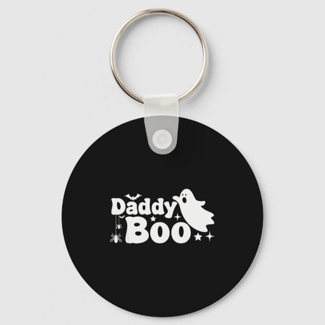 Chaveiro Daddy Boo Funny Ghost Halloween Family Matching  (Frente)