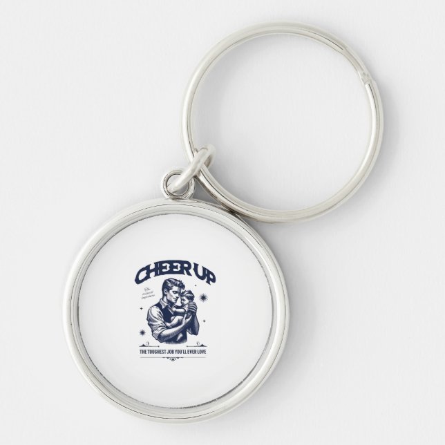 CHAVEIRO DADDY CHEER UP ROUND KEYCHAIN  (Frente)