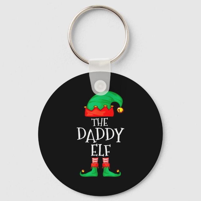 Chaveiro Daddy Elf Family Christmas Daddy Dad Father Elf Sw (Frente)