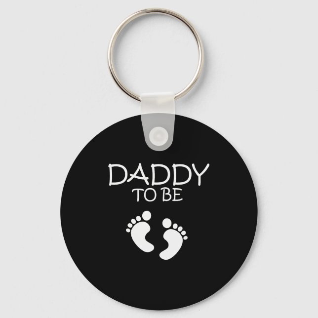 Chaveiro Daddy To Be New Dad Gift Tee  (Frente)