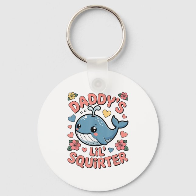 Chaveiro Daddys Lil Squirter Engraçado Humo Adulto Inapropr (Frente)
