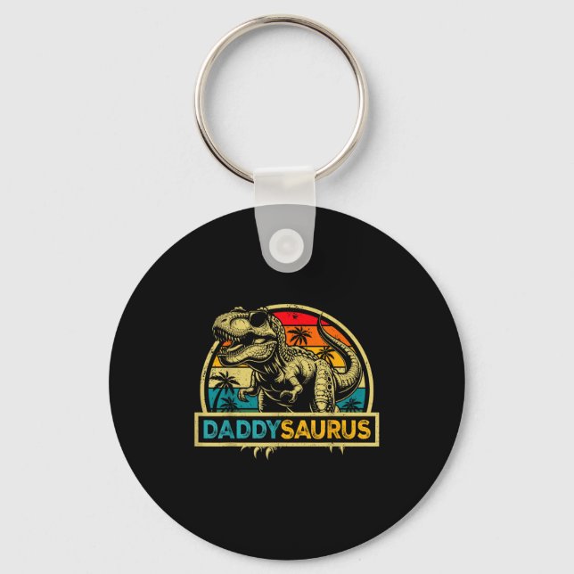 Chaveiro Daddysaurus T Rex Dinossauro Papai Saurus Família  (Frente)