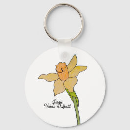 Chaveiro Daffodil Amarelo solteiro