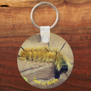 Chaveiro Dagger Moth Caterillar Nature Personalizado