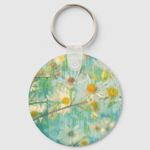 Chaveiro Daisies Grunge