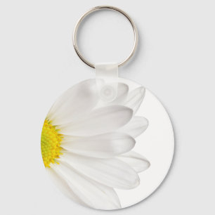 Chaveiro Daisies Personalizadas de Fundo de Daisy Flower Br