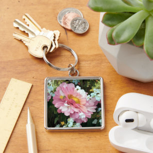 Chaveiro Daisy em rosa