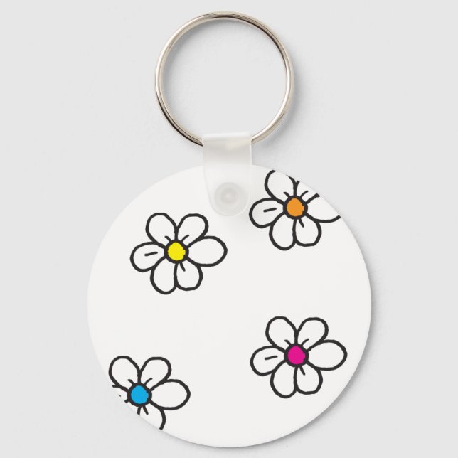 Chaveiro Daisy Flowers (Frente)