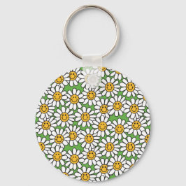 Chaveiro Daisy Flowers Pattern