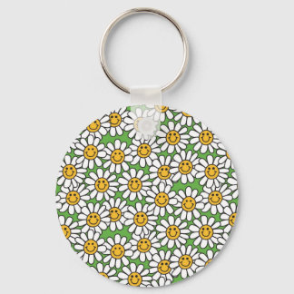Chaveiro Daisy Flowers Pattern