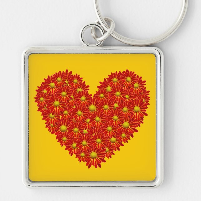 Chaveiro Daisy Heart (Frente)