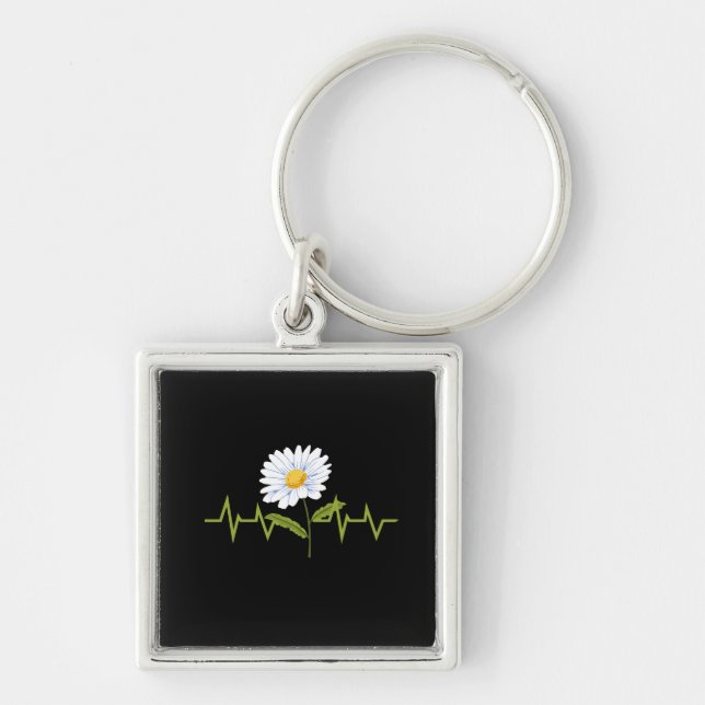 Chaveiro Daisy Heartbeat (Frente)