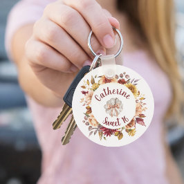 Chaveiro Dália de Outono Abóbora Sweet Sixteen