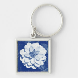 Chaveiro Dália - Digital Cyanotype