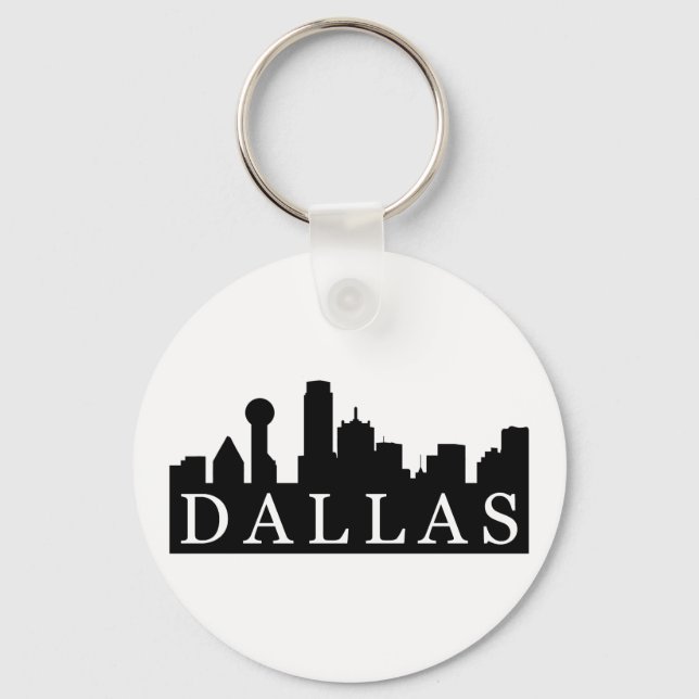 Chaveiro Dallas Skyline (Frente)