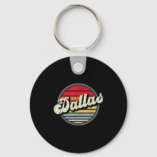 Chaveiro Dallas Texas Tx Home State Legal Estilo 70s Sunset