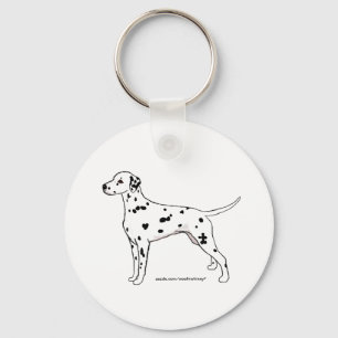 Chaveiro -- Dalmatian preto