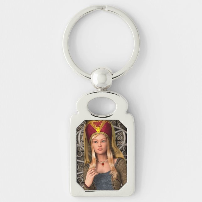 Chaveiro Dama Medieval (Frente)
