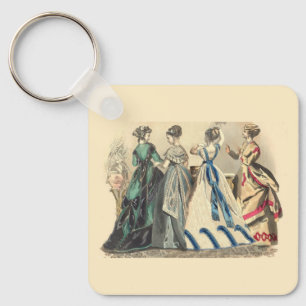 Chaveiro Damas Vitorianas Elegantes