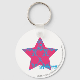 Chaveiro Damasco Aqua-Magenta 2