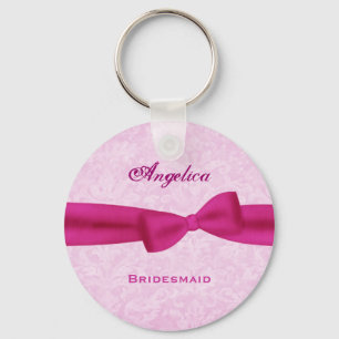 Chaveiro Damasco Rosa-Arco-Rosa-Bridesmaid E016