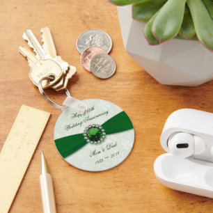 Chaveiro Damask 55º Aniversário de Casamento