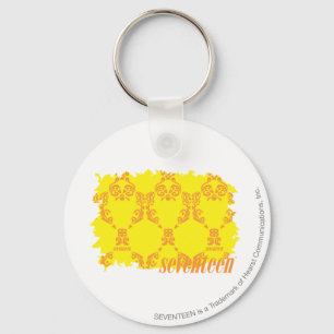 Chaveiro Damask Yellow-Orange 2