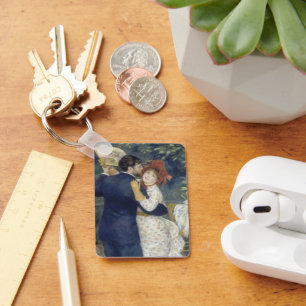 Chaveiro Dança Country por Pierre Renoir, Arte Fino Antigo